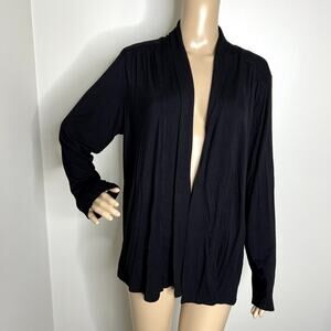 Apt 9 Black Open Front Cardigan Sweater